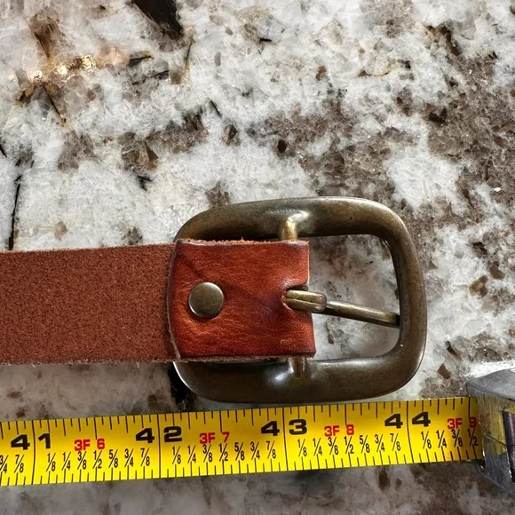 J. Crew Leather Belt 43” - Picture 2 of 4